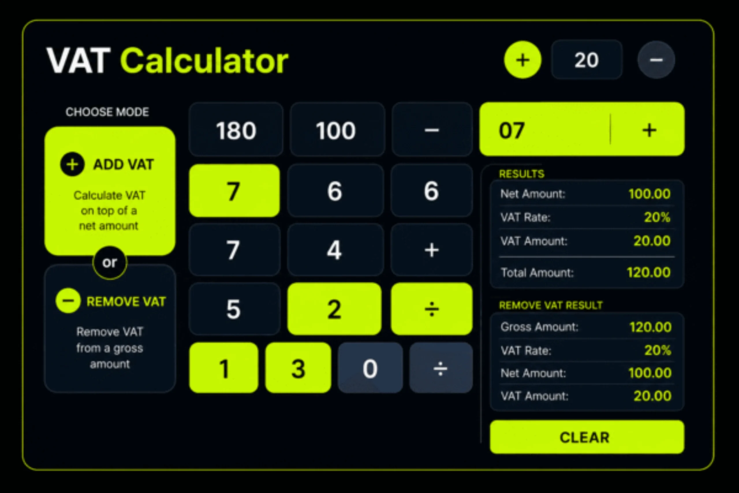 VAT Calculator